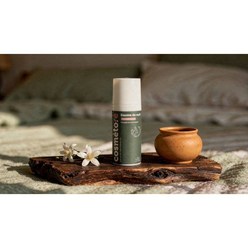 Flacon de baume de nuit au lait d'ânesse bio et gelée royale Loix et Savons