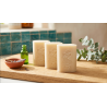 lot de 3 savons au lait de chèvre frais 100g graves logo chèvre sur bois