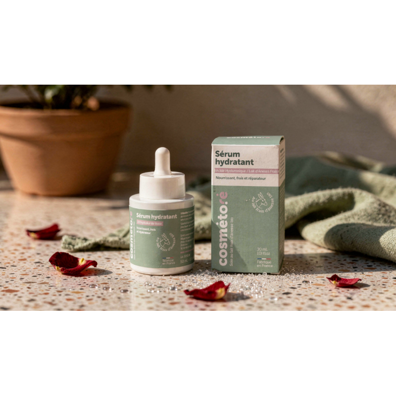 serum hydratant au lait d anesse et acide hyaluronique flacon 30 ml