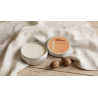 Beurre de karite bio sans parfum pot metal ouvert cosmeto re
