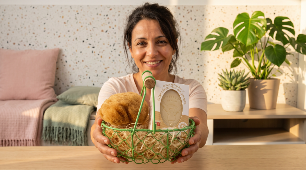 coffret cadeau de savons au lait d anesse pret a offrir