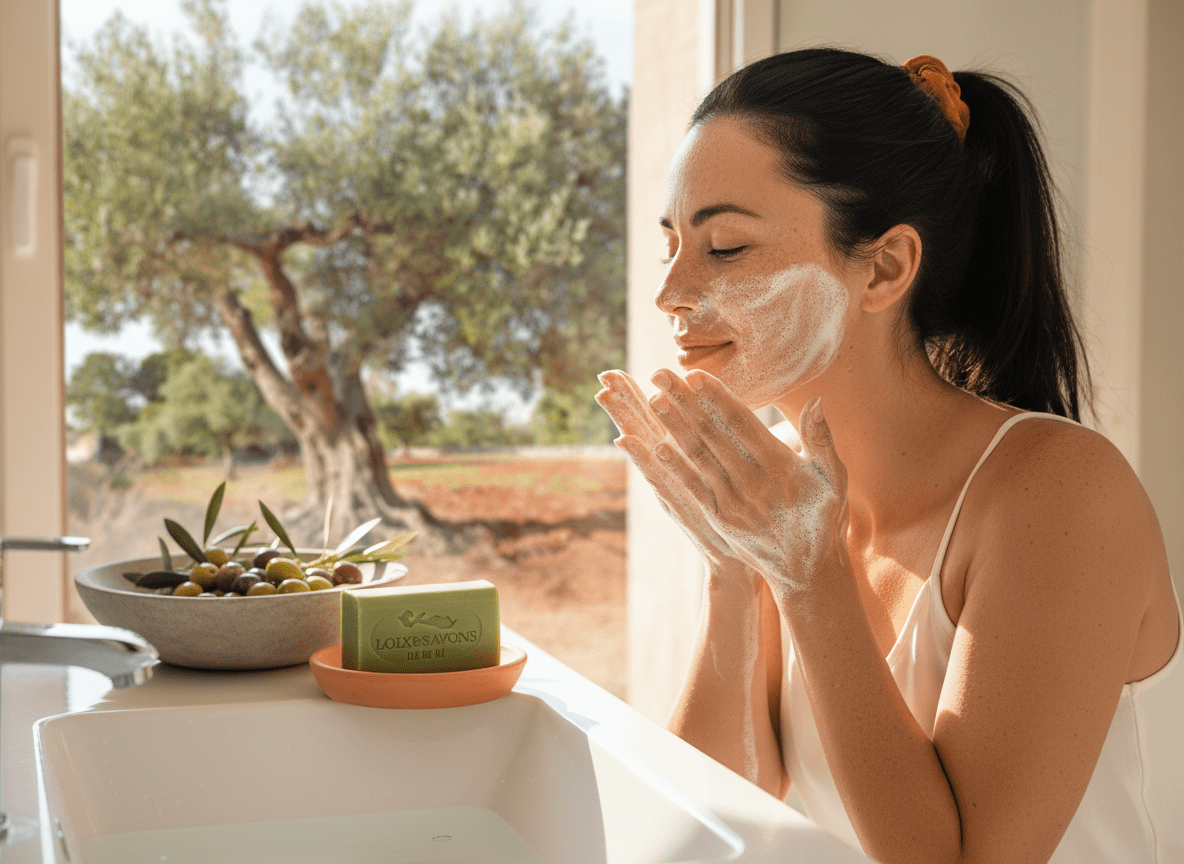 Savon artisanal senteur olive pour toute la famille