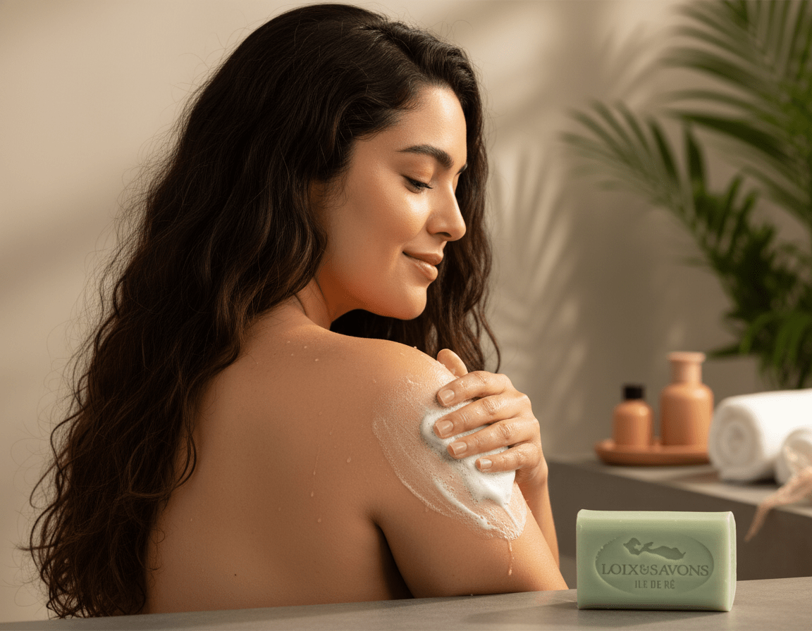 Mousse riche du savon artisanal surgras Pur Désir