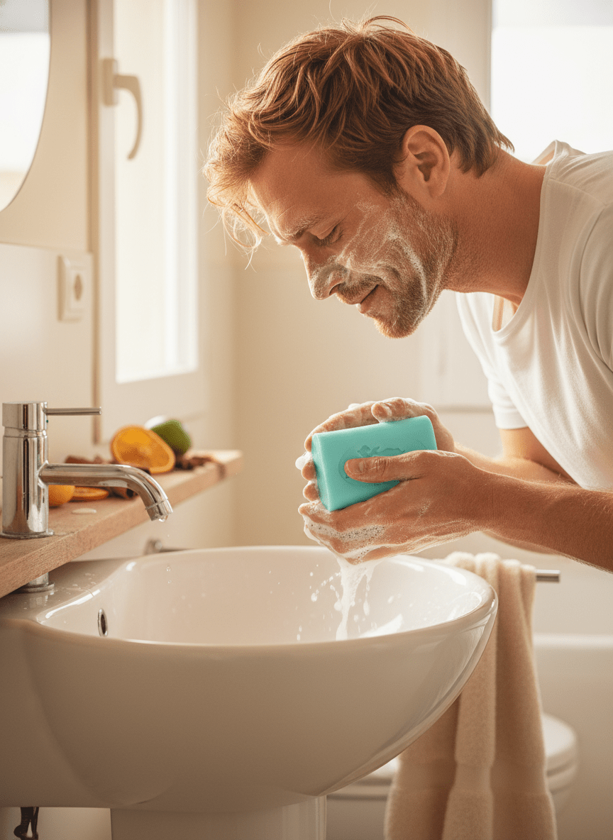 Savon doux pour les mains et le corps