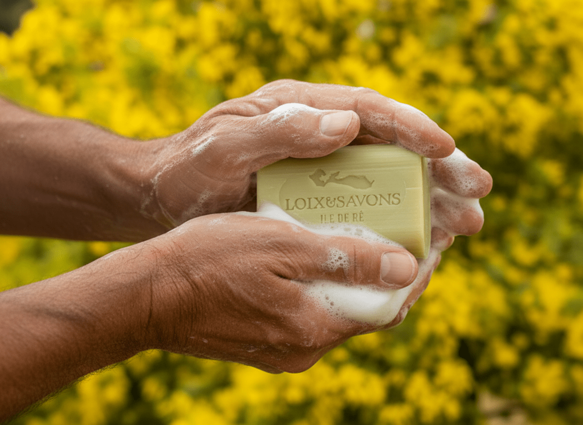 Savon solide parfum joyeux pour toute la famille