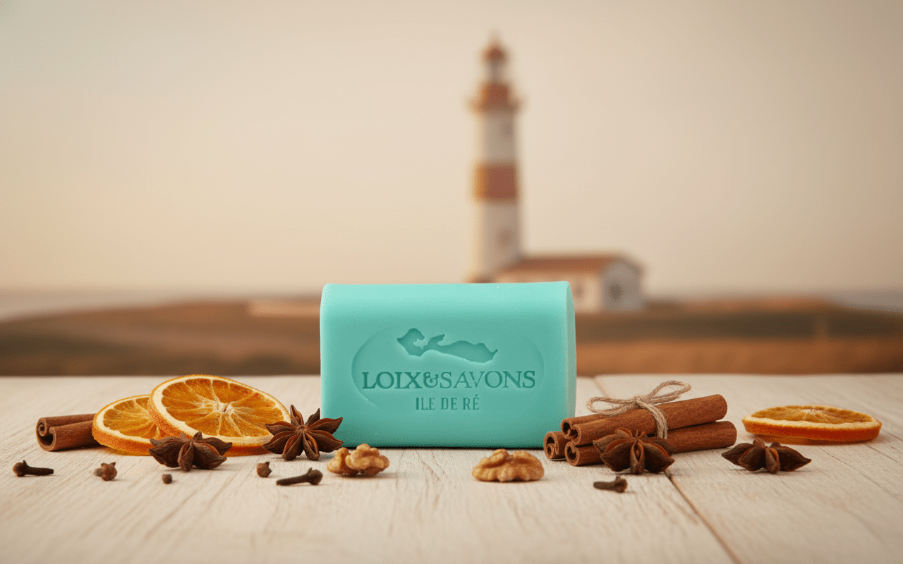 Savon artisanal surgras 100g parfum épice et agrume