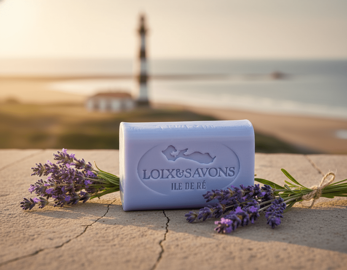 Savon artisanal surgras au parfum traditionnel de Lavande