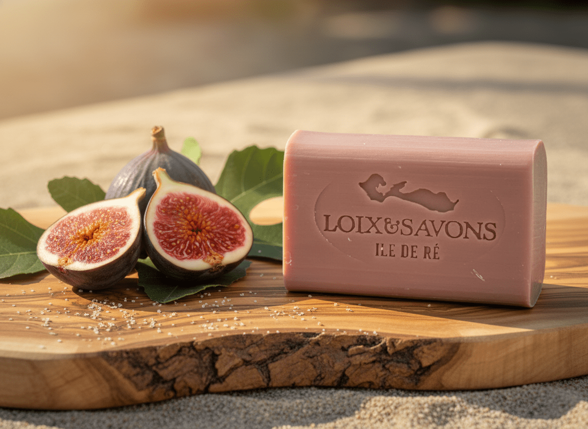 Savon artisanal de l'Île de Ré parfum figue