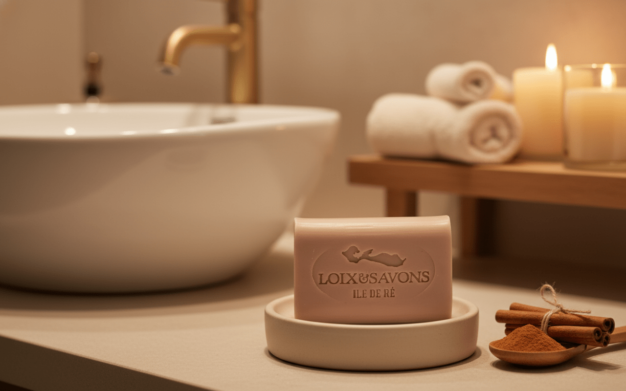 Savon artisanal surgras 100g au parfum de cannelle