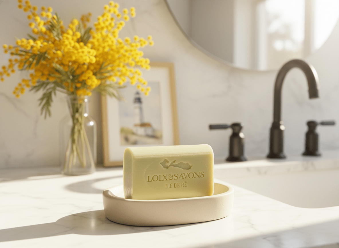 Savon doux hydratant fabriqué sur l'Île de Ré
