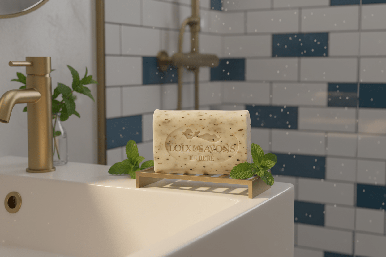 Savon artisanal fabriqué sur l'Île de Ré sans huile de palme