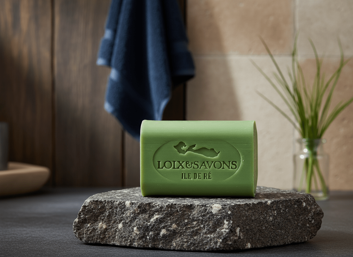 Savon doux artisanal Île de Ré pour le rasage et le corps