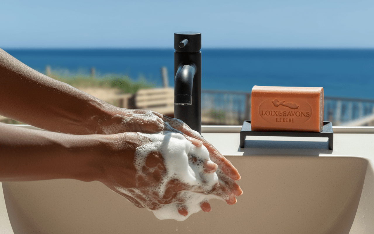 Savon doux pour les mains senteur abricot