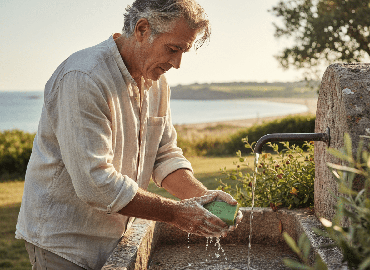 Idée cadeau terroir : savon parfum olive