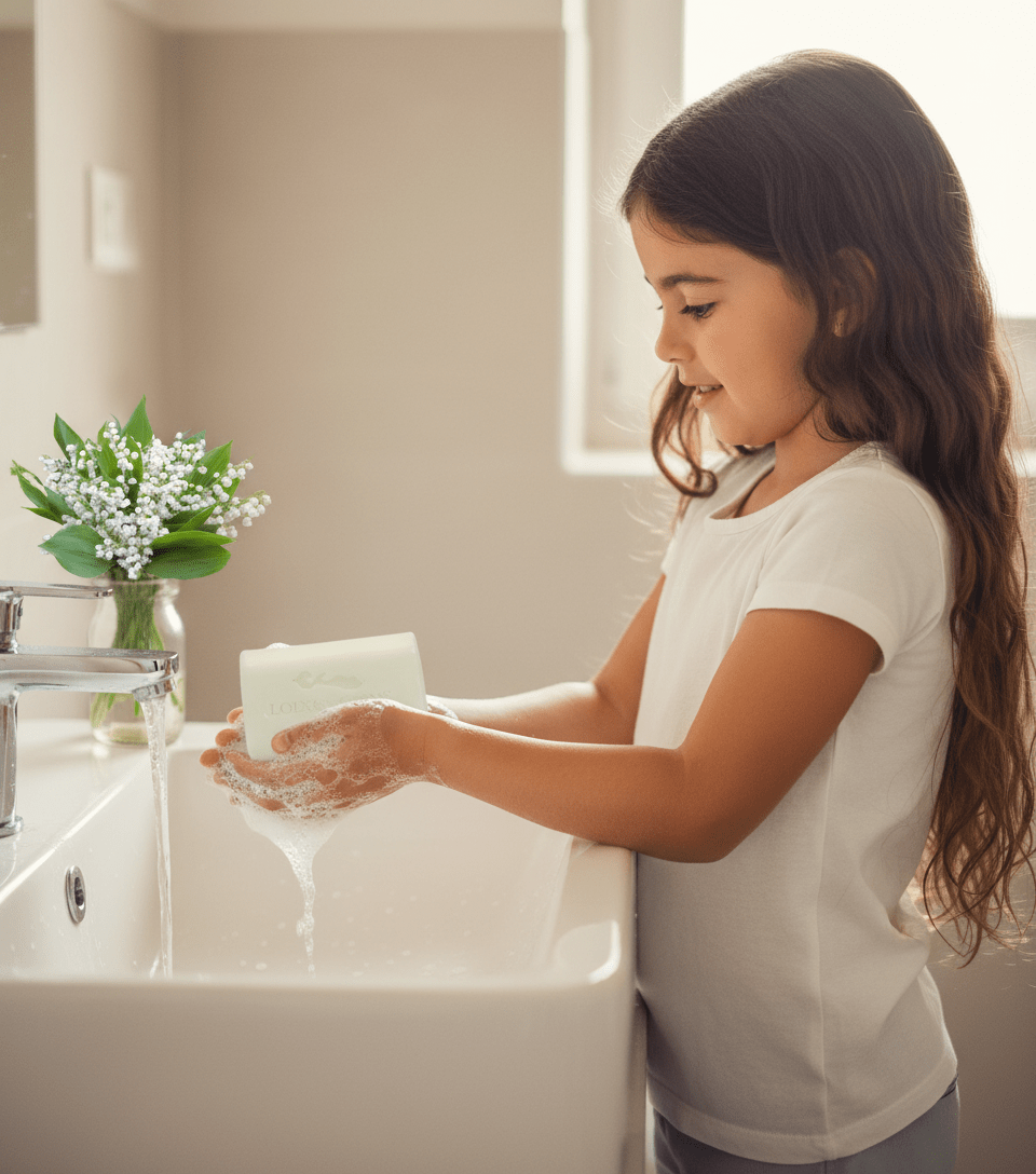 Savon doux pour les mains et le corps parfum printemps