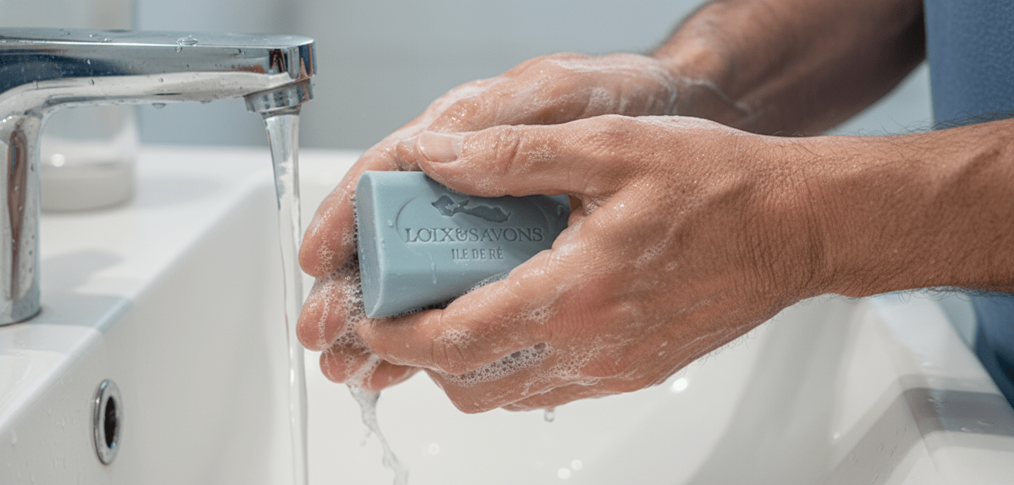 Idée cadeau souvenir de vacances : savon océan