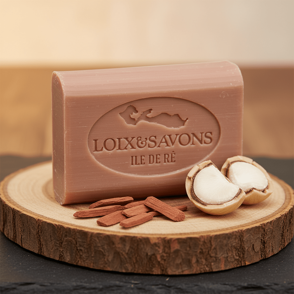 Savon artisanal surgras 100g au parfum de santal